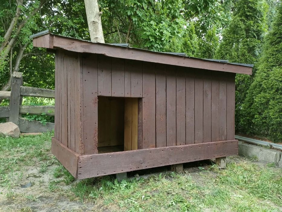 Buda dla psa, duża, ocieplana