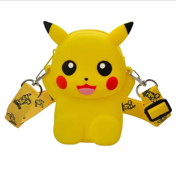 Детская силиконовая сумка через плечо пикачу Pikachu