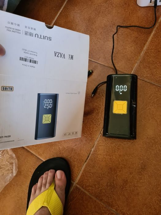 Compressor de ar pneus paddle bolas