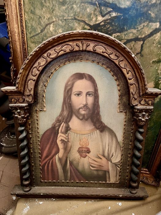 Quadro com moldura (antiguidade)