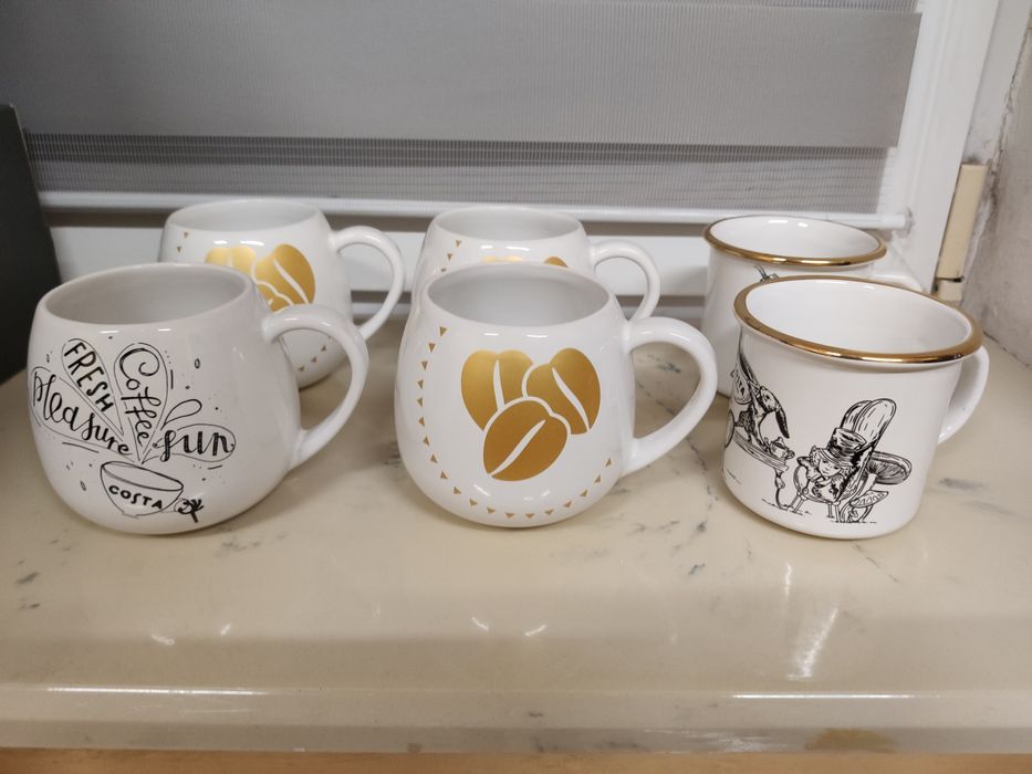 Zestaw filiżanek kolekcjonerskich Costa Coffee (nie do dostania)