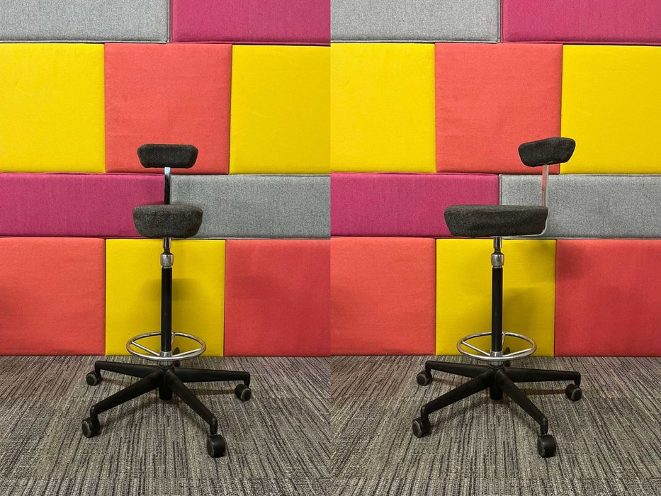 Vitra Nelson Perch by George Nelson 6 szt krzesła stołki laboratoryjne