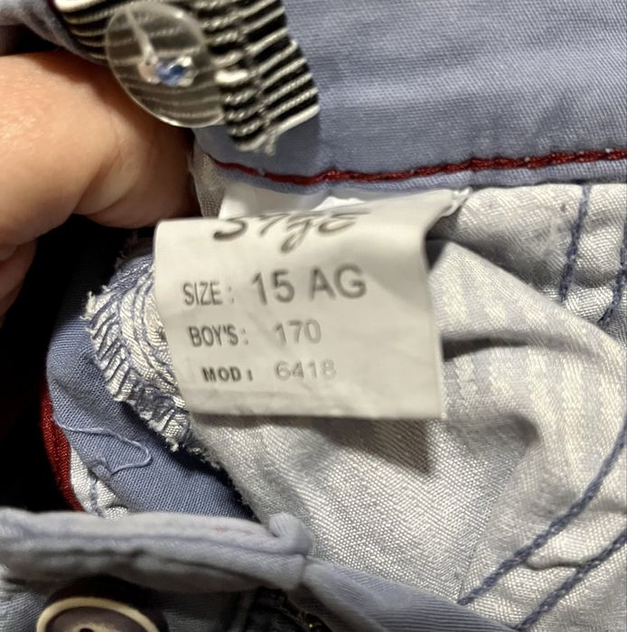 Брюки тёмно-синие и голубые