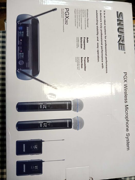 Podwójny mikrofon bezprzewodowy Beta 58A SHURE PGX 282