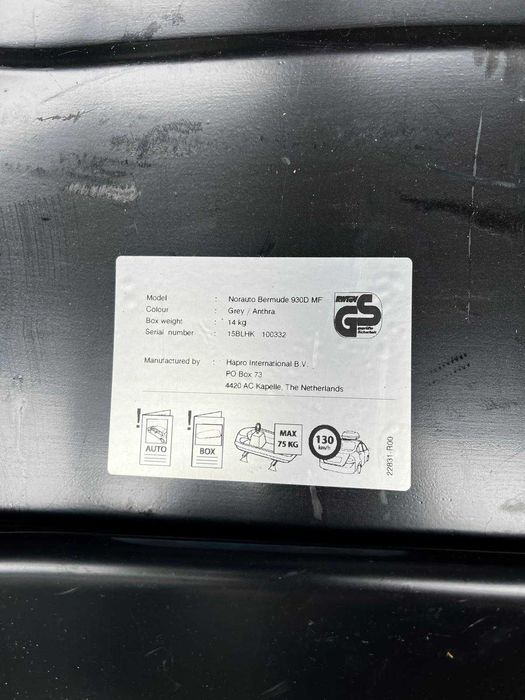 Mala de Tejadilho Norauto Bermude 930 + Barras de Tejadilho BMW + Suporte Bicicleta