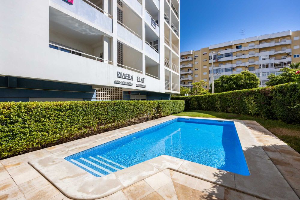 Estúdio T0 férias Portimão - Ar Condicionado, Piscina, Roupas, WIFI, TV Cabo, junto ao Continente