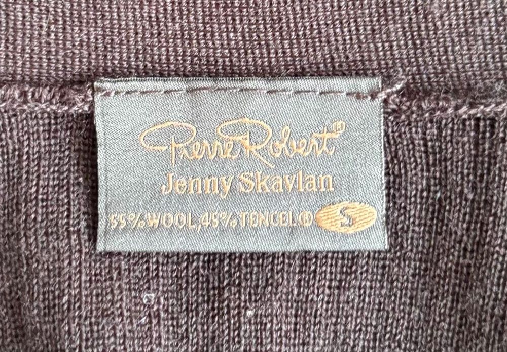 Pierre Robert sukienka kopertowa damska S/M wełna