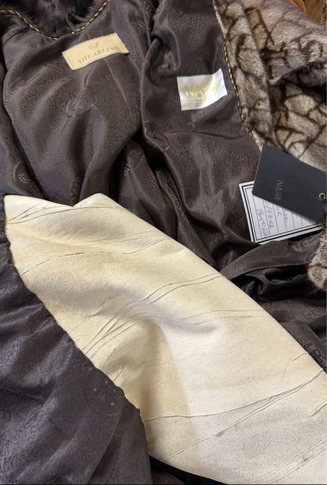 Рр 52-54. Норковая шуба’ трафаретка’ греция! NAFA