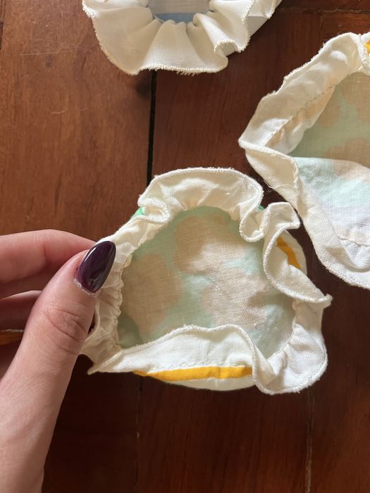 Capas de tecido para tampas de frascos