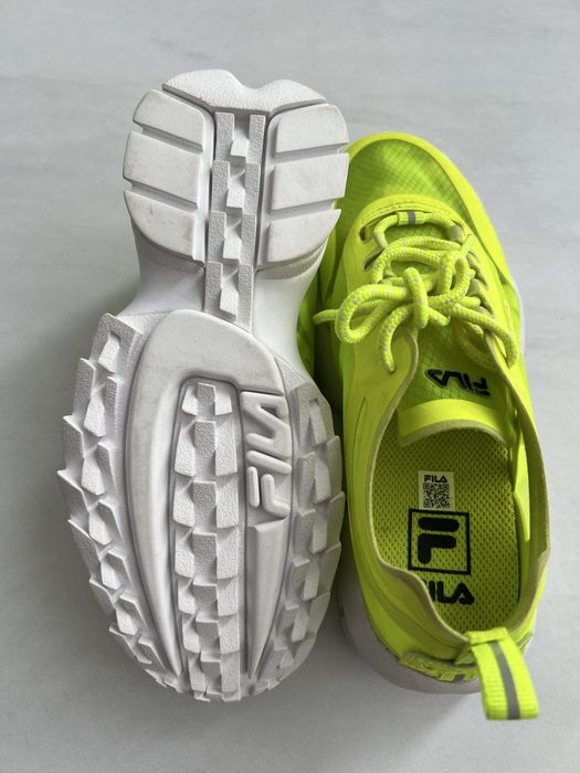 Кросівки fila neon lime