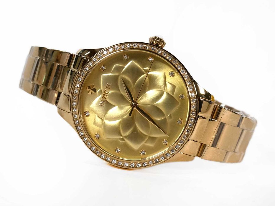 Invicta 28056 Wild Flower в золотом тоне диаметром 35 мм