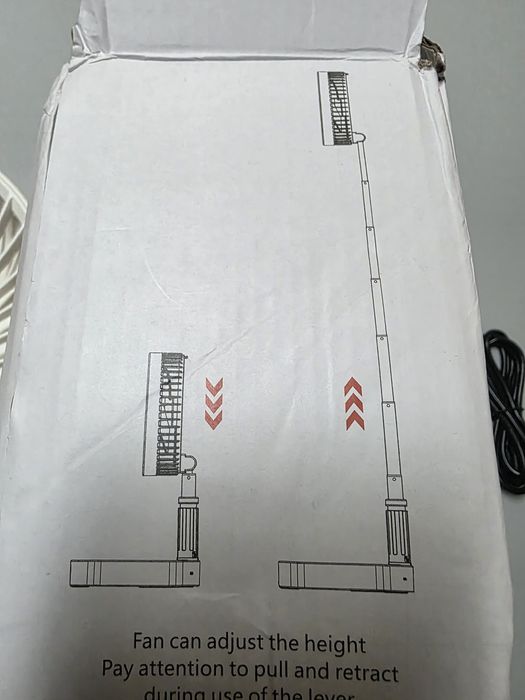 Ventoinha Retrátil Portátil com bateria