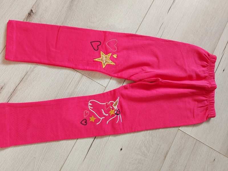 Nowe legginsy ocieplane 4-5, 5-6, 7-8 lat