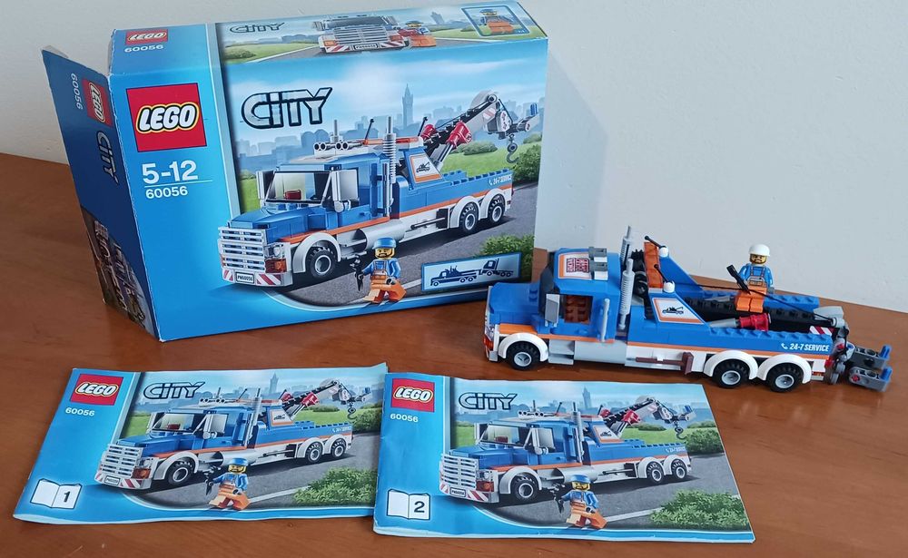 Lego City 60056 Ciężarówka Holownik + pudełko + instrukcja