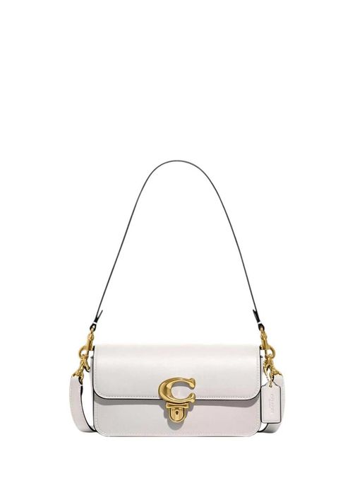 Сумка Coach Studio Baguette Bag 20 Black \ Chalk \ Light Camel
