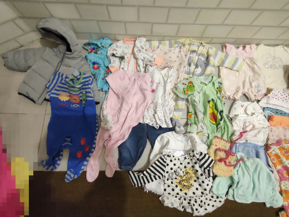 Пакет одежды для девочки 1-6 мес