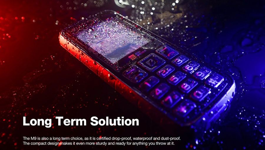 AGM M9 4G 1000 мАг 2.4" IP69K Телефони підтримують 4G Українську мову,