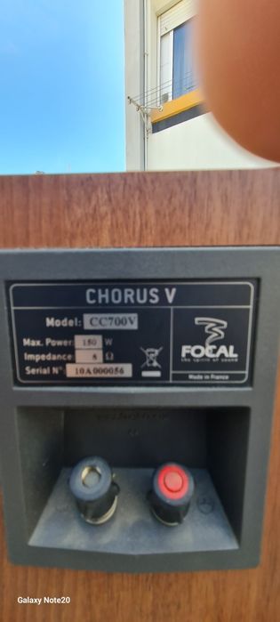 Conjunto home cinema Focal Chorus V  - Ultima hipotese.