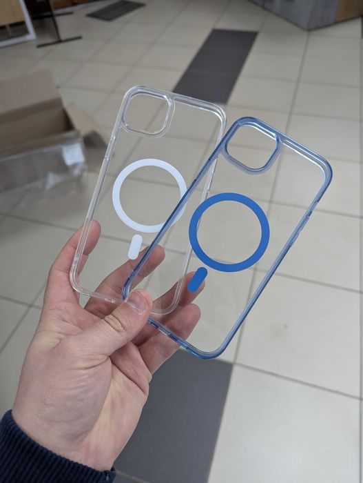 iPhone 14 Plus Чехол Rock Pure Magnetic Прозорий чохол Magsafe