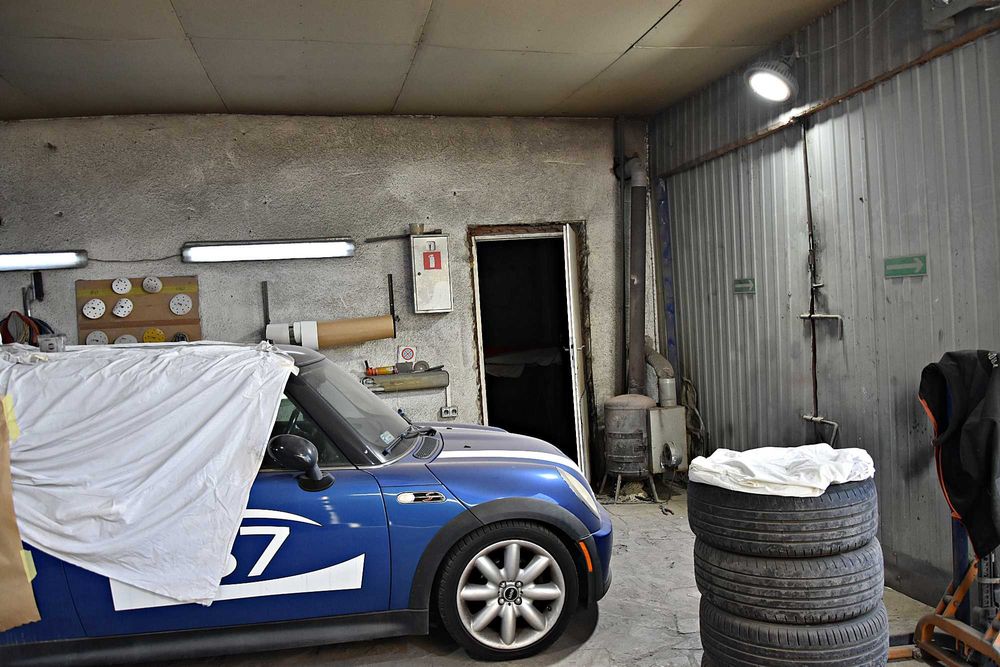 Warsztat blacharsko - lakierniczy, Gd.-Przymorze, 108 m2.