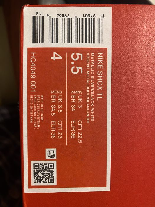 Ténis Nike mulher novos - Shox TL - numero 36