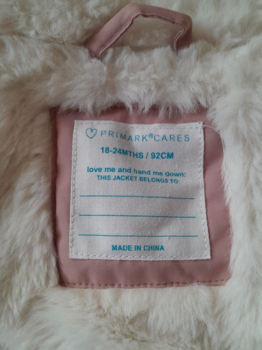 Зимова дитяча курточка від PRIMARK