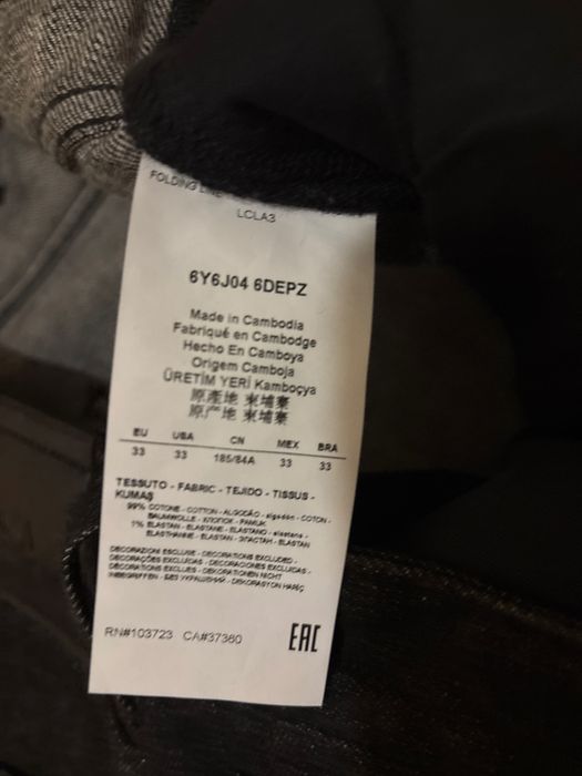 Spodnie męskie Armani Jeans