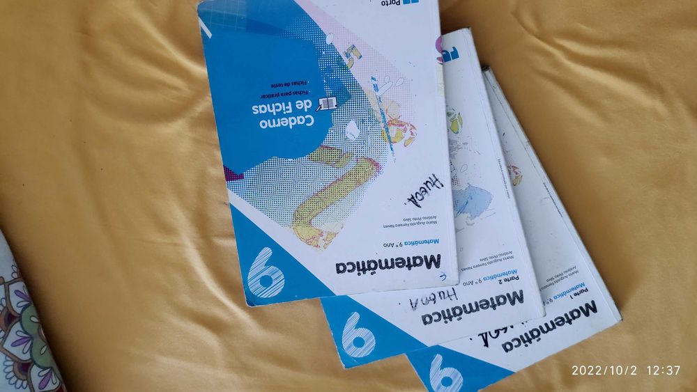 Livros escolares 9º ano