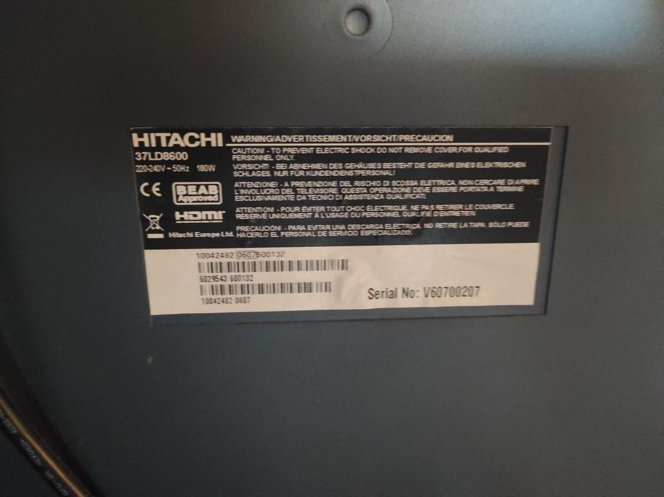 Telewizor Hitachi 37cali