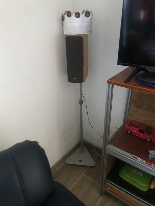 Colunas panasonic 100w ( graves , medios  e agudos )