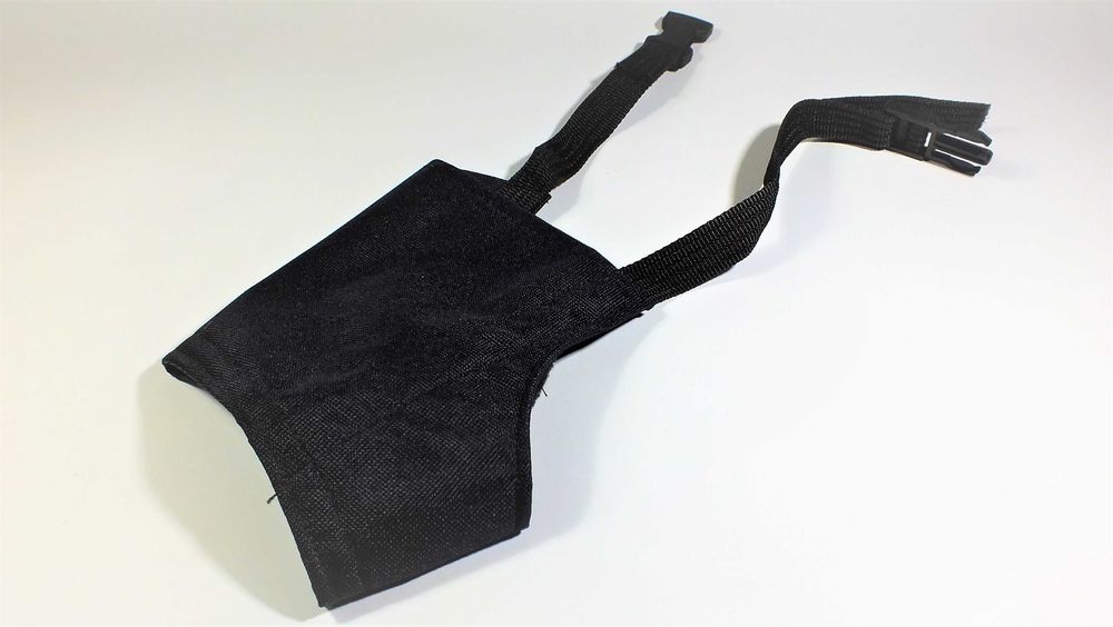 Kaganiec nylonowy Zoo Hobby dla psa 28cm rozm 7 czarny - NOWY