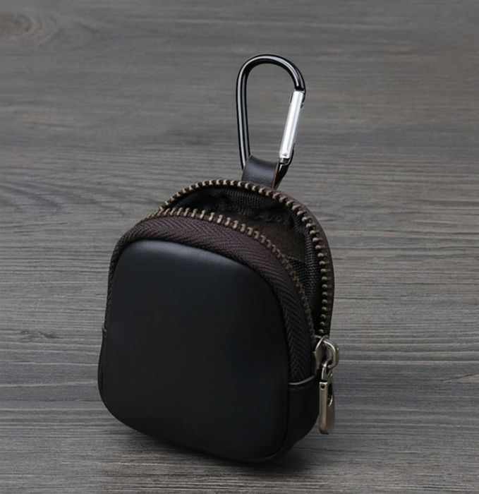 Porta moedas em pele genuína Novo