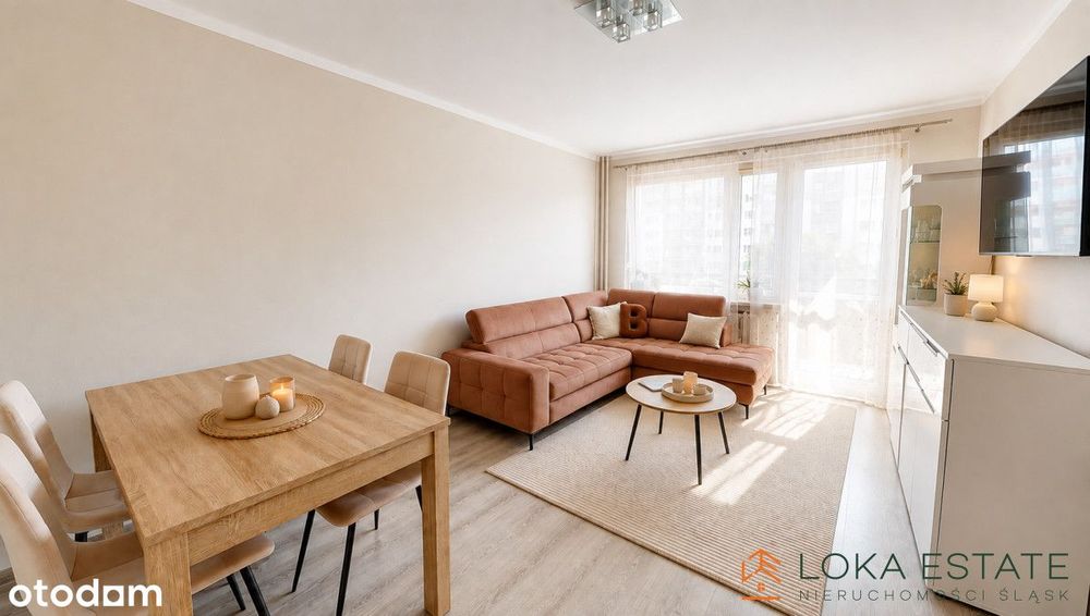3 pokoje z balkonem | 55,78 m² | Katowice