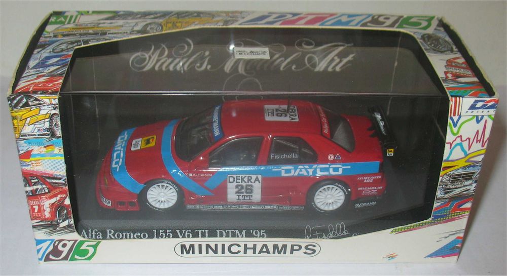 Minichamps - Alfa Romeo 155 V6 TI - DTM 1995 - Giancarlo Fisichella