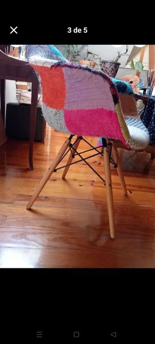 Cadeira estilo Eames