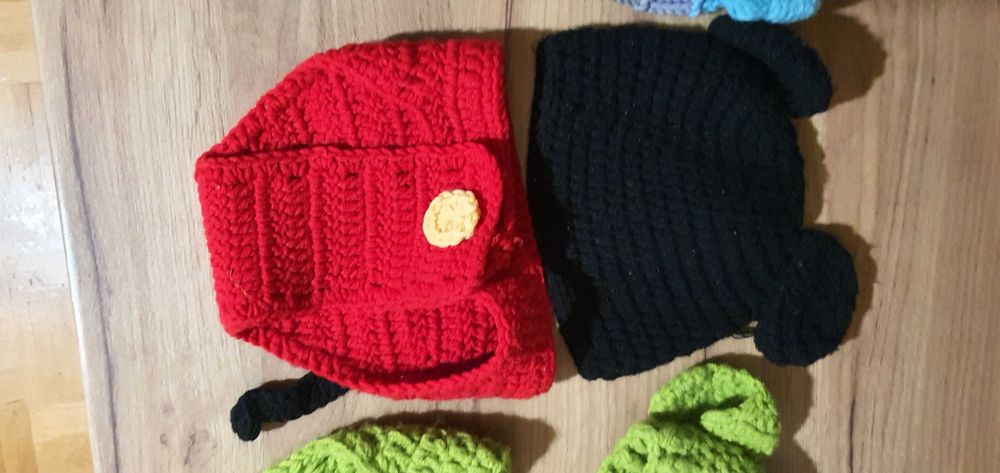 Stroje przebrania do sesji niemowlęcej myszka Kransal Mickey i Shrek