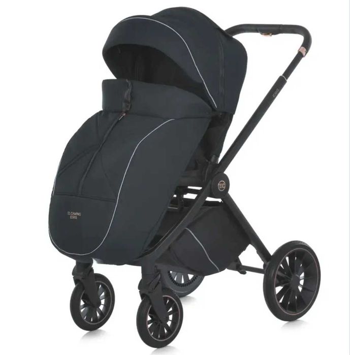 Коляска 2 в 1 El Camino Era чорна