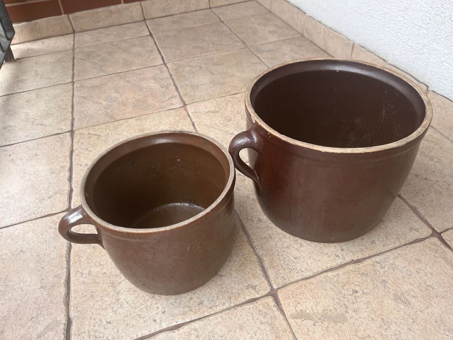 Garnki gliniane kamionka