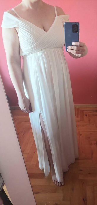 Suknia ślubna/poprawiny/bal studniówkowy ecru