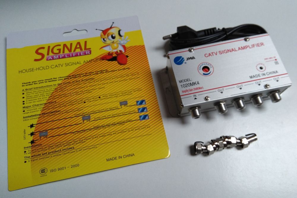 TV Antenna Signal Amplifier, 4- and 6-Output64584417279619121