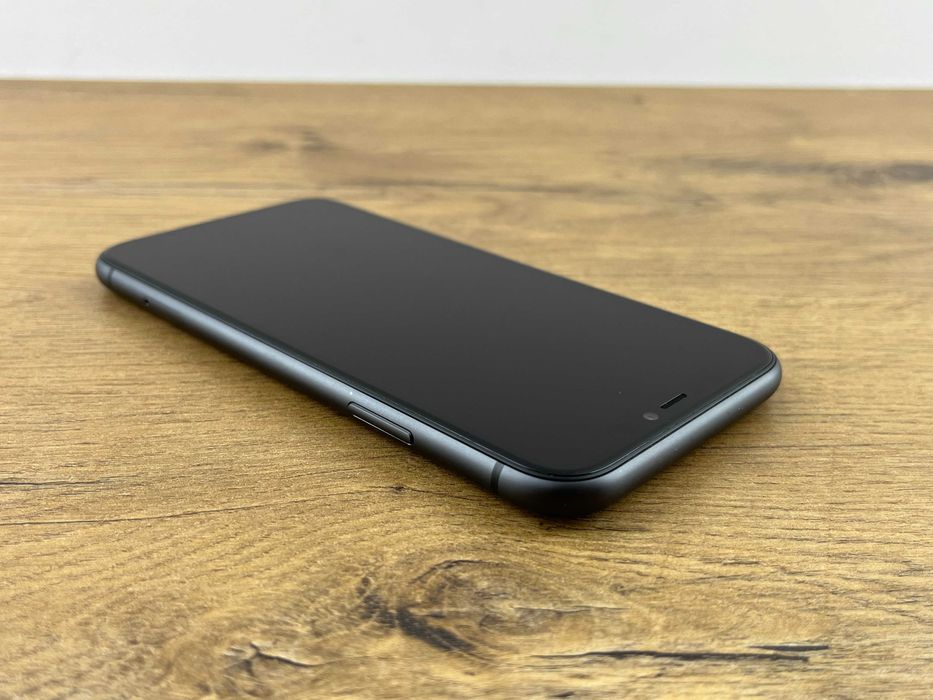 1324 Telefon Apple Iphone 11 64GB Czarny, 100%BATERII, JAK NOWY!!!