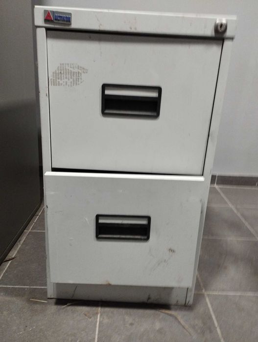 Metalowa szafka biurowa 2 szuflady