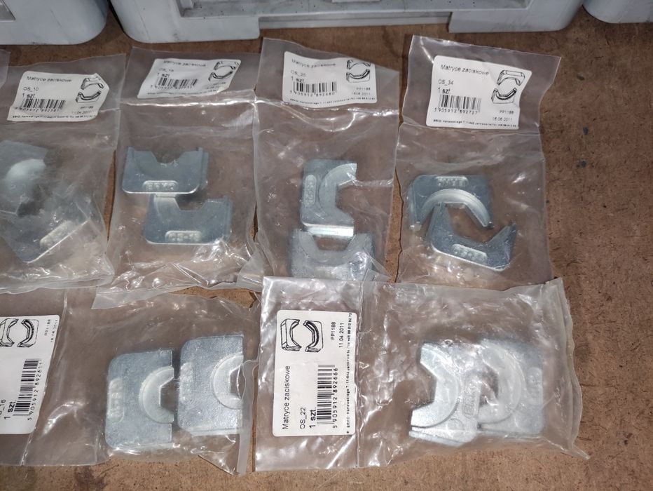 Matryce OS do zaciskarki ERKO kablowej hydraulicznej