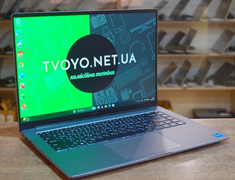 ГАРАНТІЯ RedmiBook (16.1" IPS/Core i5-12450H/RAM 16ГБ/SSD 512ГБ)TVOYO