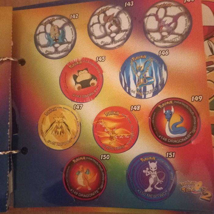 Colecao de tazos pokemon