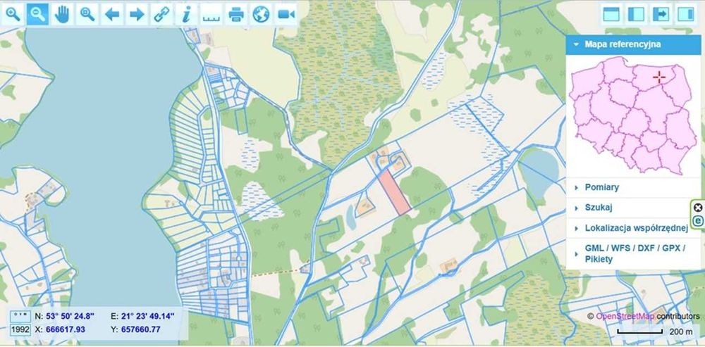 Działka 1,25 ha w malowniczej okolicy