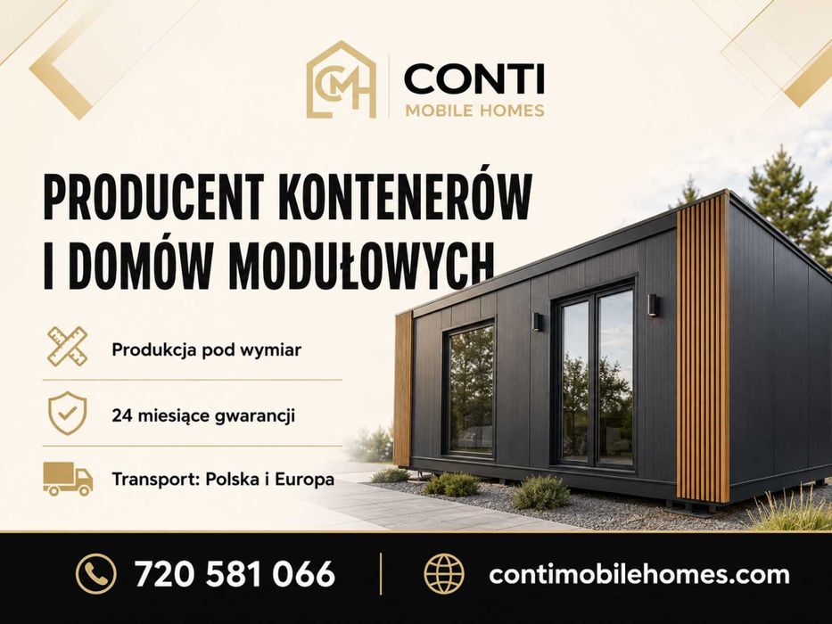 Kontener Biurowy Socjalny 7,5x6 m 42 m² – 2 Klimatyzacje