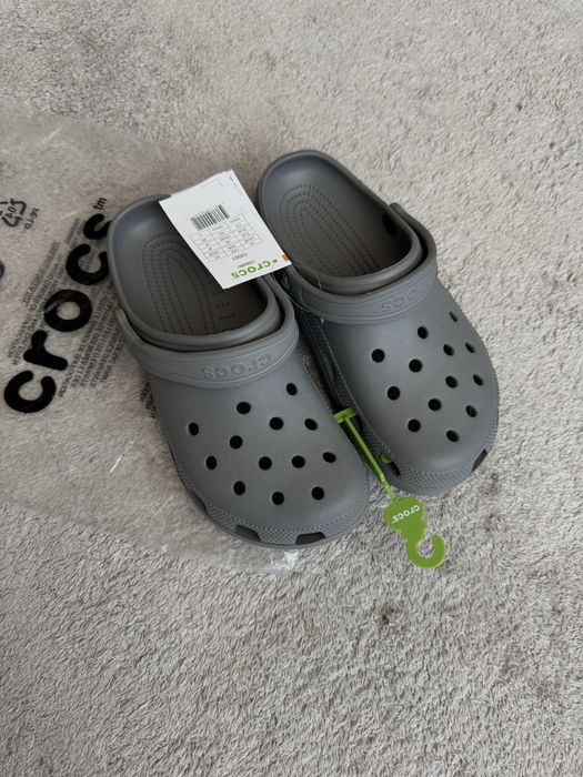 Сабо Crocs Classic Clog M6 W8 38-39 р 25,0 см сірі
