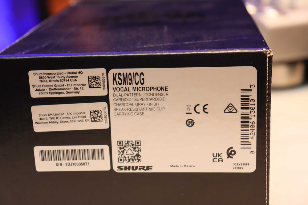SHURE KSM9 - Pojemnościowy mikrofon wokalowy