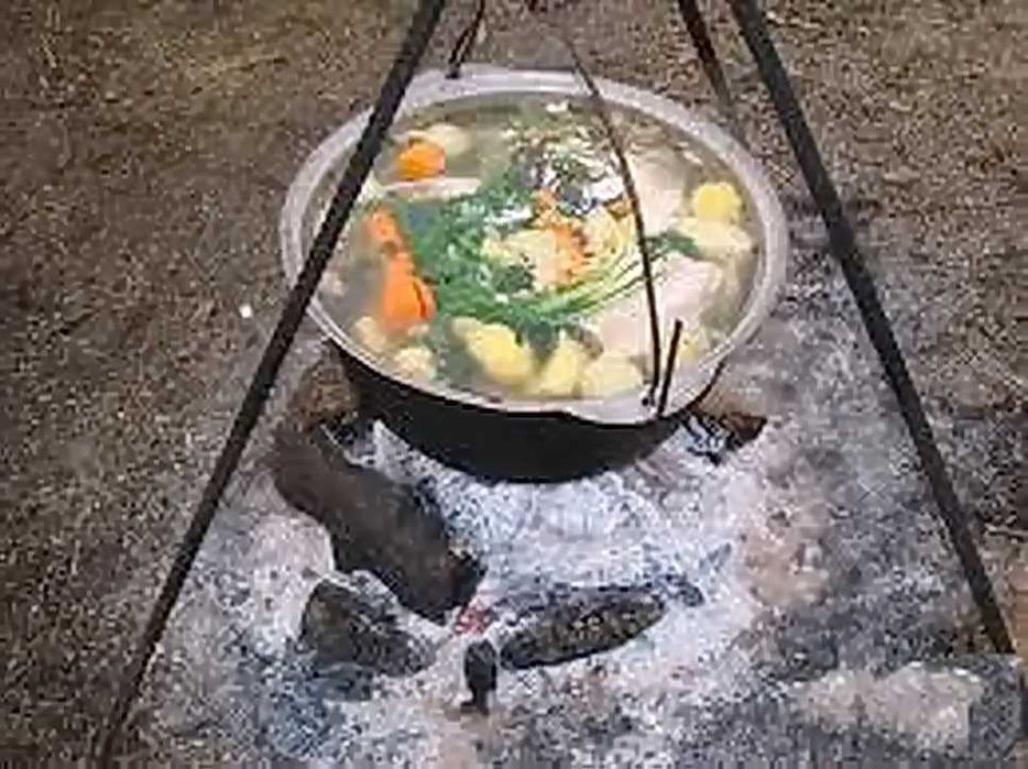 казан туристический, казан походний алюмінєвий, 10 літрів, кришка